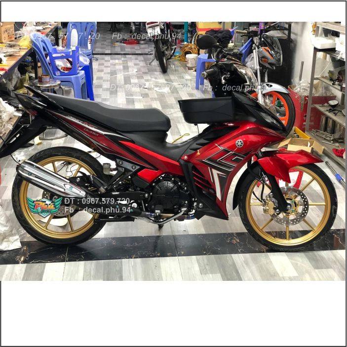 Tem Rời Exciter 135 Lc đỏ đen (C)
