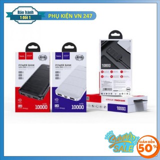 Sạc dự phòng hoco cj4 2 cổng usb 10.000mah có đèn led báo pin, sạc nhanh 2.1a