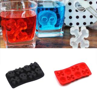 Khay Silicone Làm Đá Hình Đầu Lâu