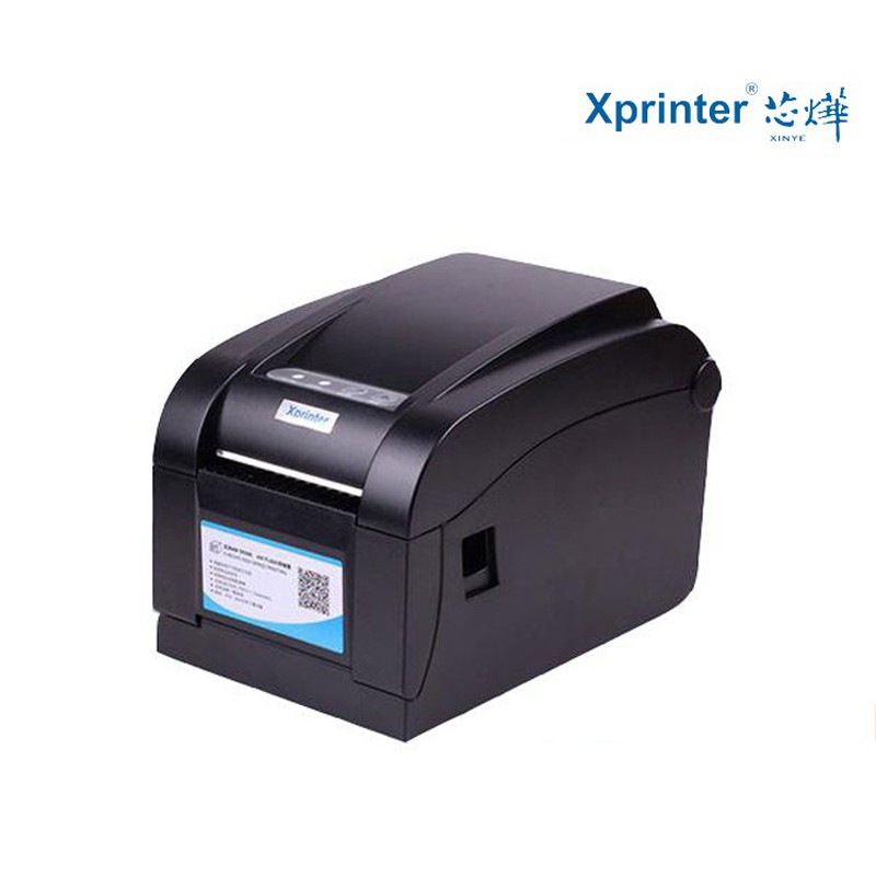 Máy in mã vạch Xprinter XP350B / Xprinter 350B in decal 2 tem và in vận đơn TMDT