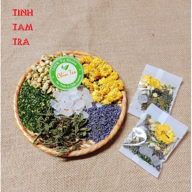 Tịnh tâm trà, (T02), Trà hoa thanh tịnh giảm căng thẳng lo âu.....