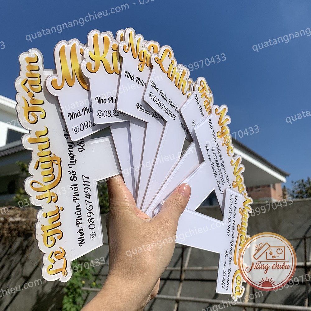 Biển hiệu mica trang trí shop bán hàng - Free thiết kế theo yêu cầu - Đạo cụ bán hàng hiệu quả
