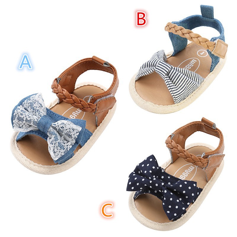 Sandals nơ xinh xắn cho bé gái