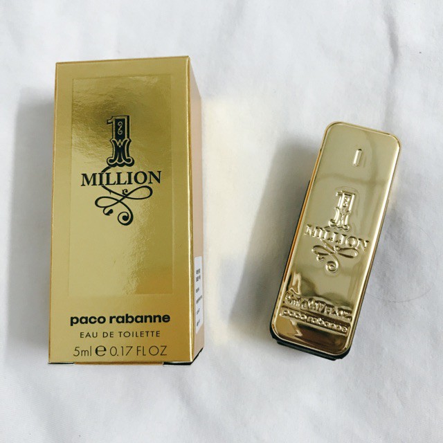 [Ngọt đê mê] Nước Hoa Nam mini Paco Rabanne 1 MILLION 5ml Chính Hãng Spain - Tây Ban Nha