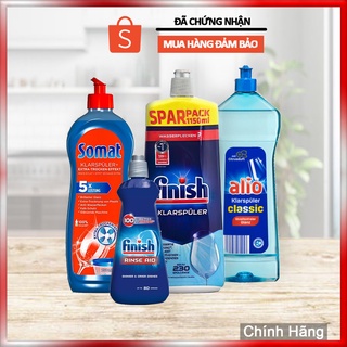 Nước làm bóng - Trợ xả máy rửa bát Somat, Finish, Alio
