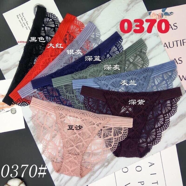 Sỉ lố 10 quần lót ren chất siêu đẹp mã 0370