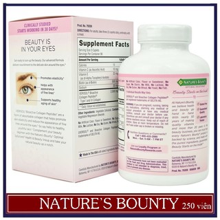 Viên uống đẹp da Advanced Verisol Collagen Nature’s Bounty Mỹ [Hộp 270 viên]