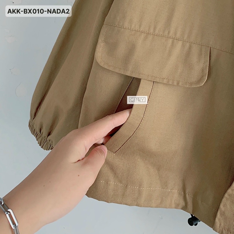 Áo khoác kaki 2 lớp túi nắp Gemma BX-010 | Phiên bản Chống Nắng