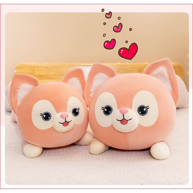 gấu bông đuôi cáo hồ ly HOAILEE1 gối ôm hình thú hồ ly đuôi chồn kích thước 1m1 1m4 1m6 siêu dế thương