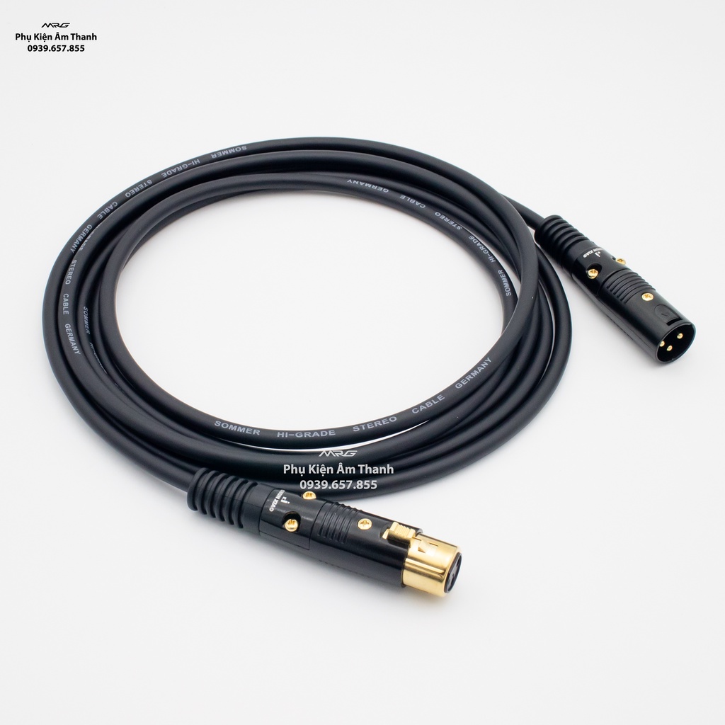 Dây Mic 48V Canon Cao Cấp Chống Nhiễu, Dành Cho Micro Thu Âm, Mic 48v, K200, K320, K600, Mic Karaoke có dây.v.v. - MrG