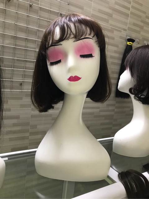 Tóc đội nguyên đầu siêu da đầu bằng tóc thật