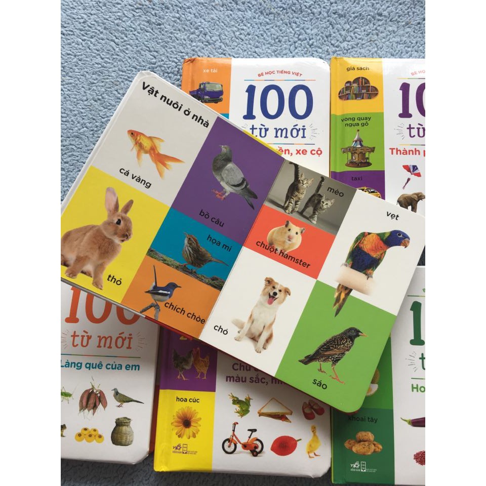 Sách - 100 từ mới bé học tiếng Việt