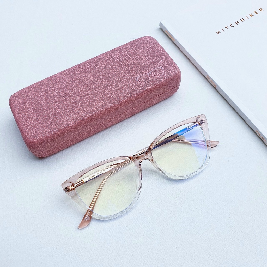 [ảnh thật] Hộp kính nữ pastel màu cực xinh meo eyewear