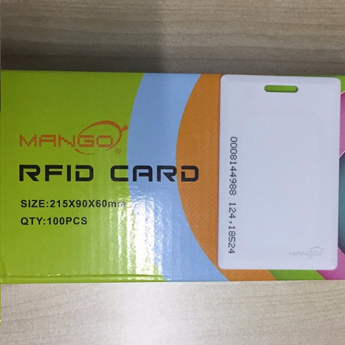 Thẻ từ cảm ứng chấm công loại dày Mango 125Khz