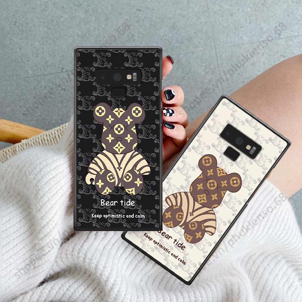 Ốp lưng điện thoại Samsung Note 9 elegant, gấu be@rbrick cao cấp, vỏ ốp rẻ đẹp