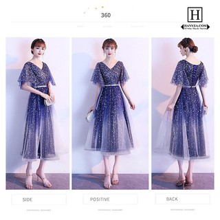 VÁY VOAN HOA VĂN NHỎ THỜI TRANG XINH XẮN DỄ THƯƠNG M