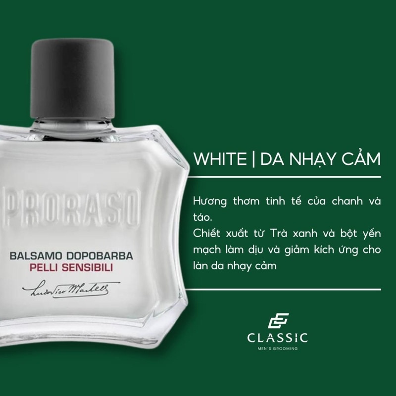 Dưỡng Da Sau Cạo Proraso After Shave 100ml