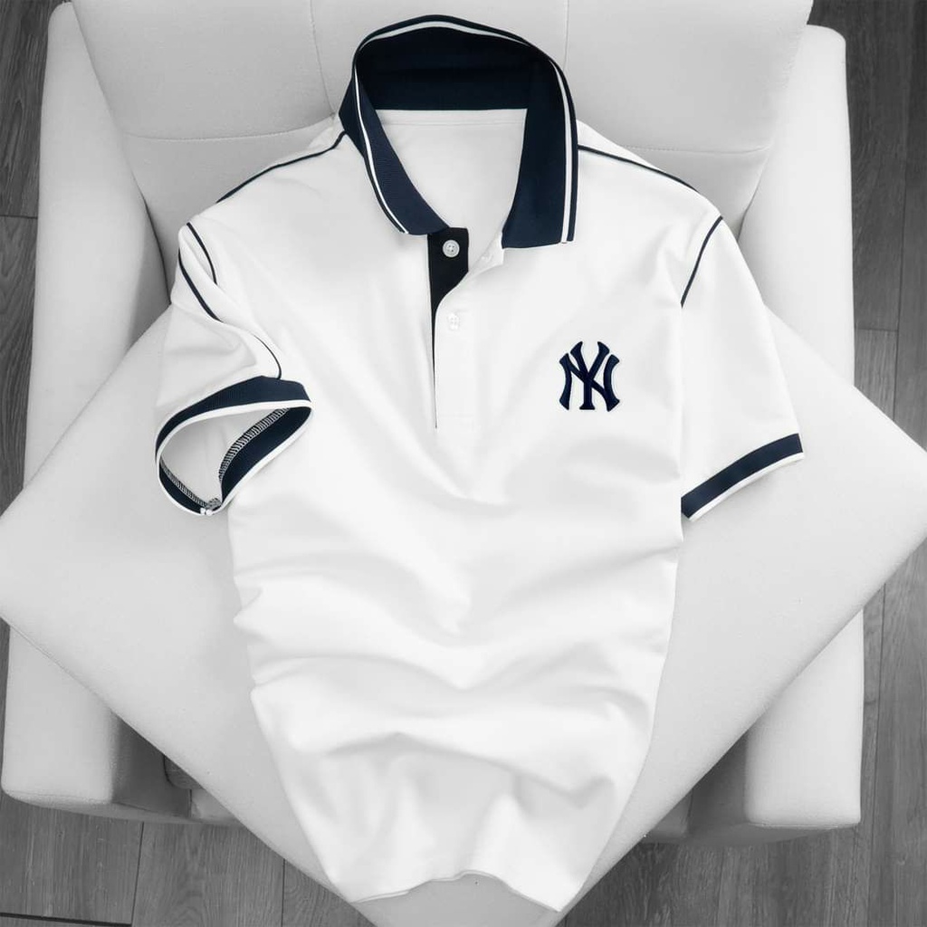 ÁO POLO NAM TRẮNG CHẤT COTTON 4 CHIỀU