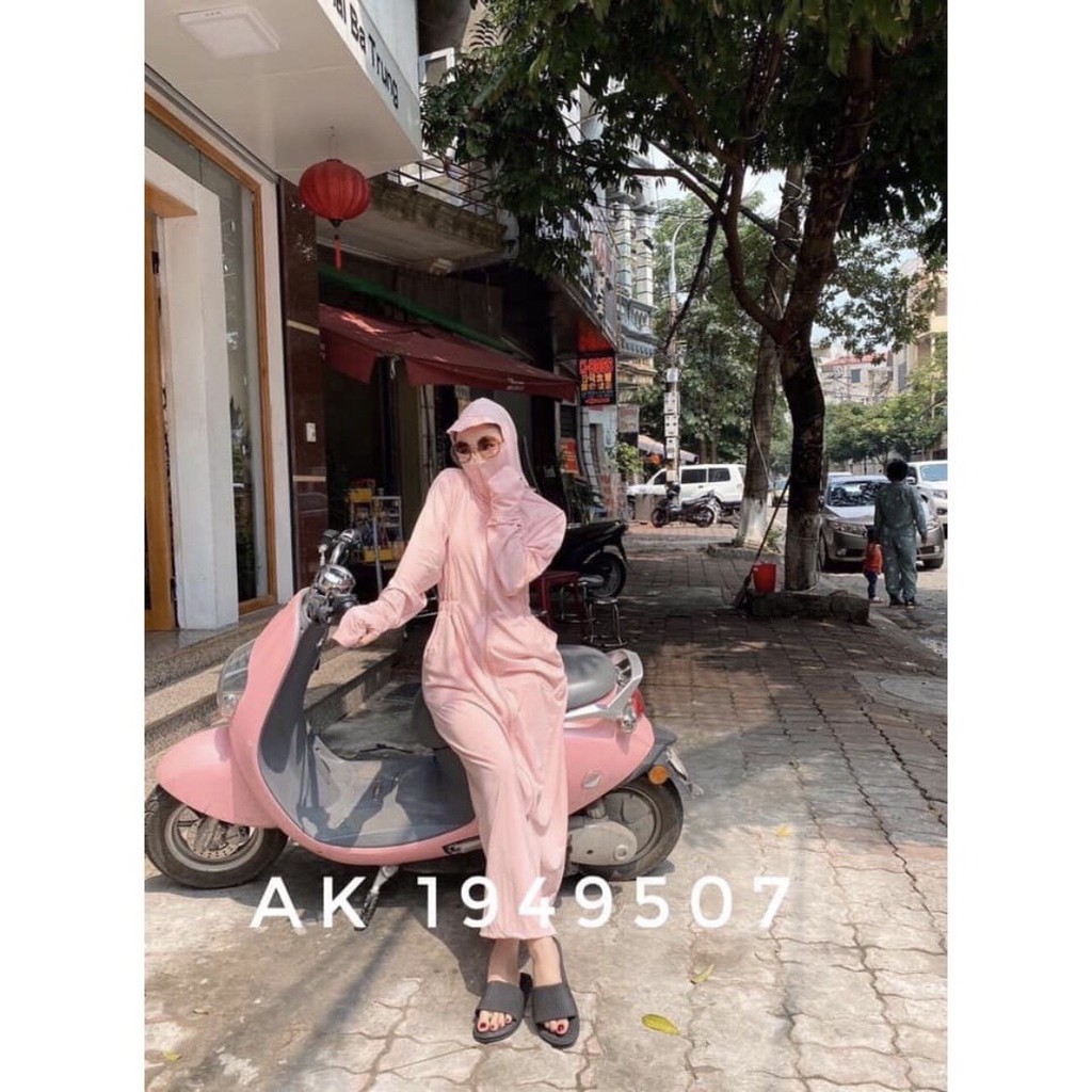 Áo chống nắng toàn thân tháng mát thông hơi chống tia UVchất vải mềm mại nhiều màu. | BigBuy360 - bigbuy360.vn