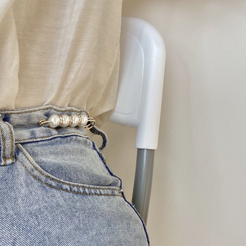 Dây thắt lưng đính ngọc trai thời trang cá tính