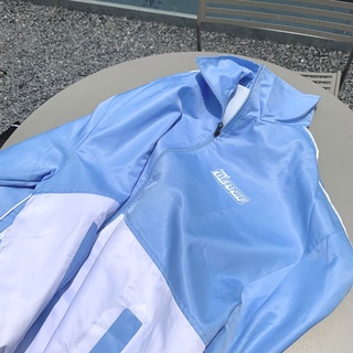 [Hey! Bernie] Áo khoác dù - Bernie Umbrella Jacket - Xanh