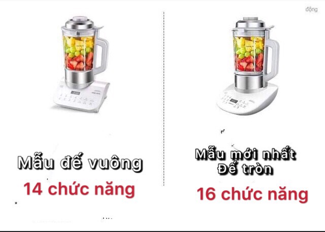 Máy làm sữa hạt AUX mẫu kèm Bình trà và hũ chưng yến