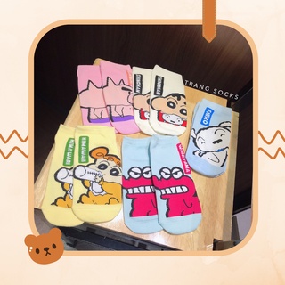 Tất ngắn cổ hoạt hình Shin Chan (ảnh thật)