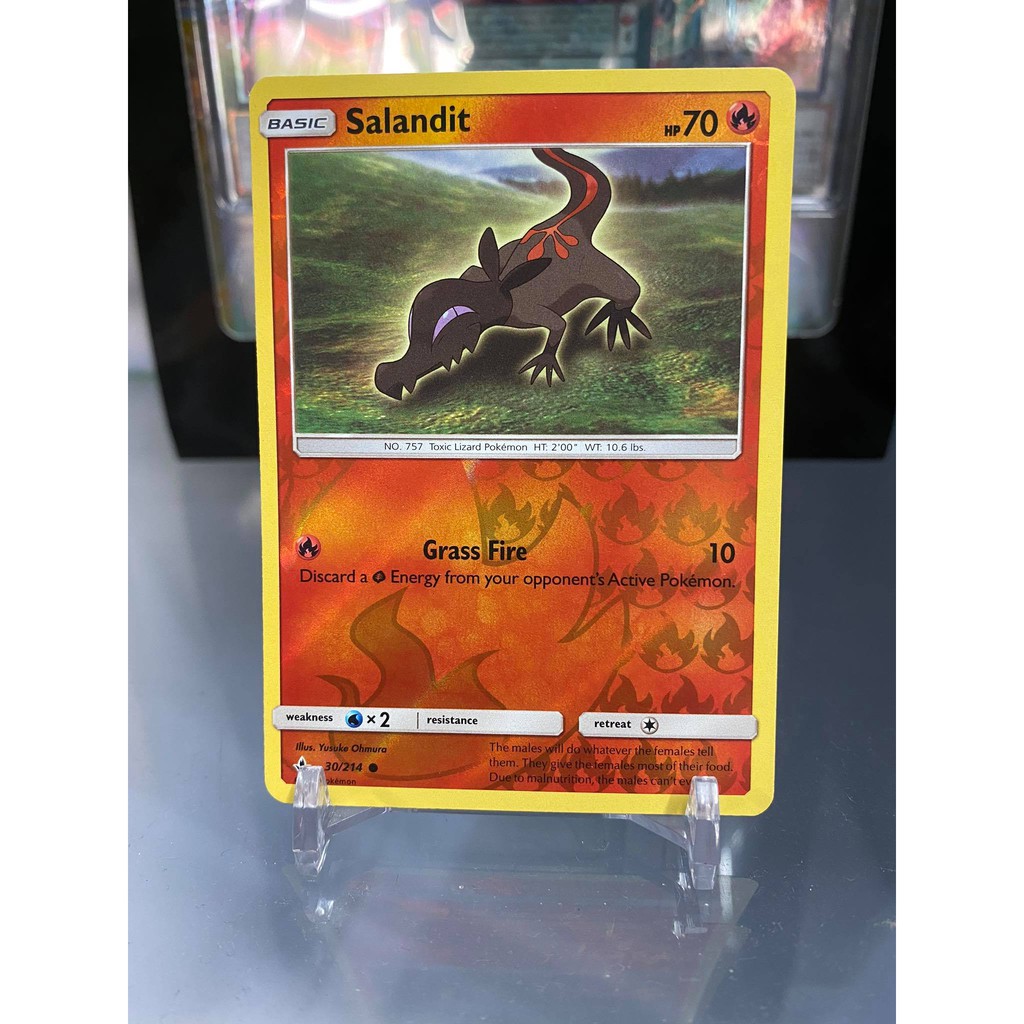 [ Dưa Hấu Yugioh ] Lá bài thẻ bài Pokemon Salandit