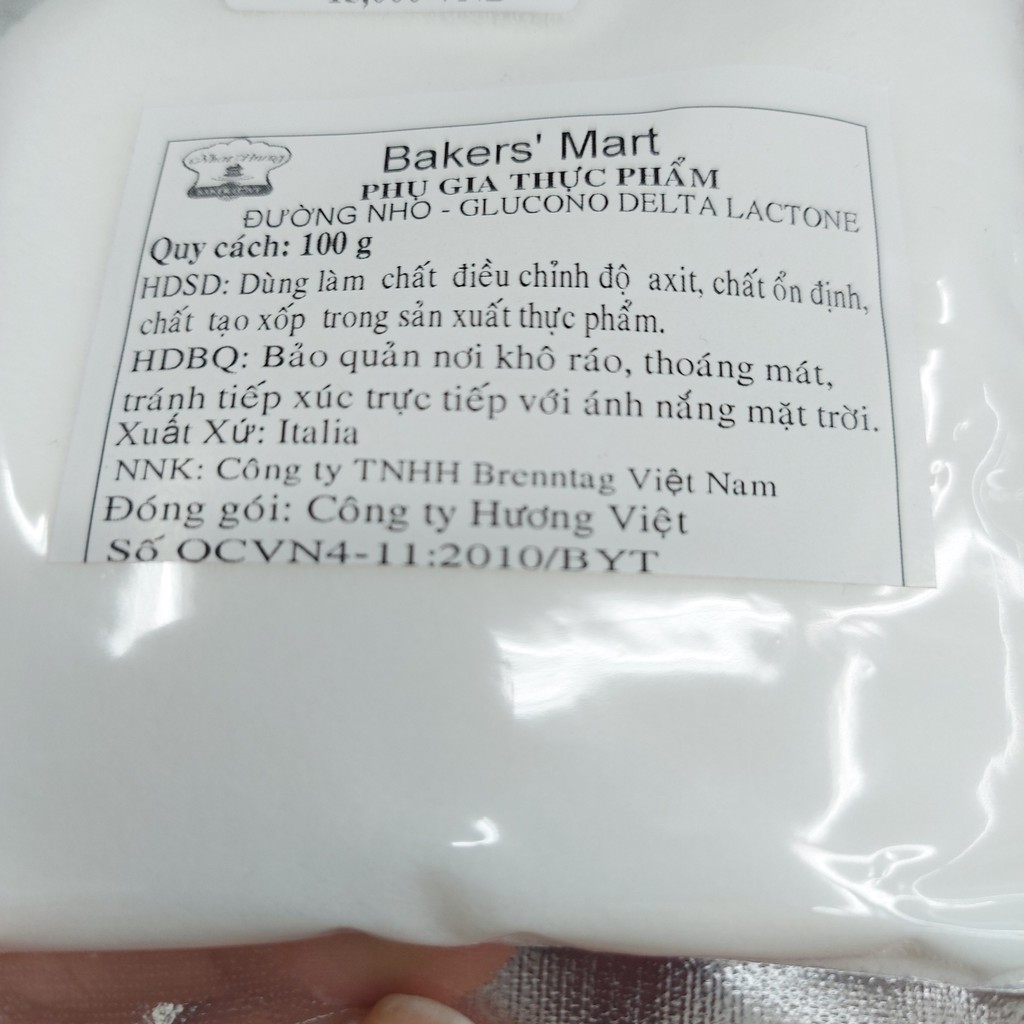 Đường Nho Glucono Delta Lactone 100gr