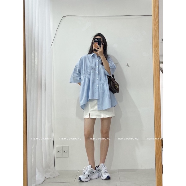 sơ mi vạt lệch | BigBuy360 - bigbuy360.vn