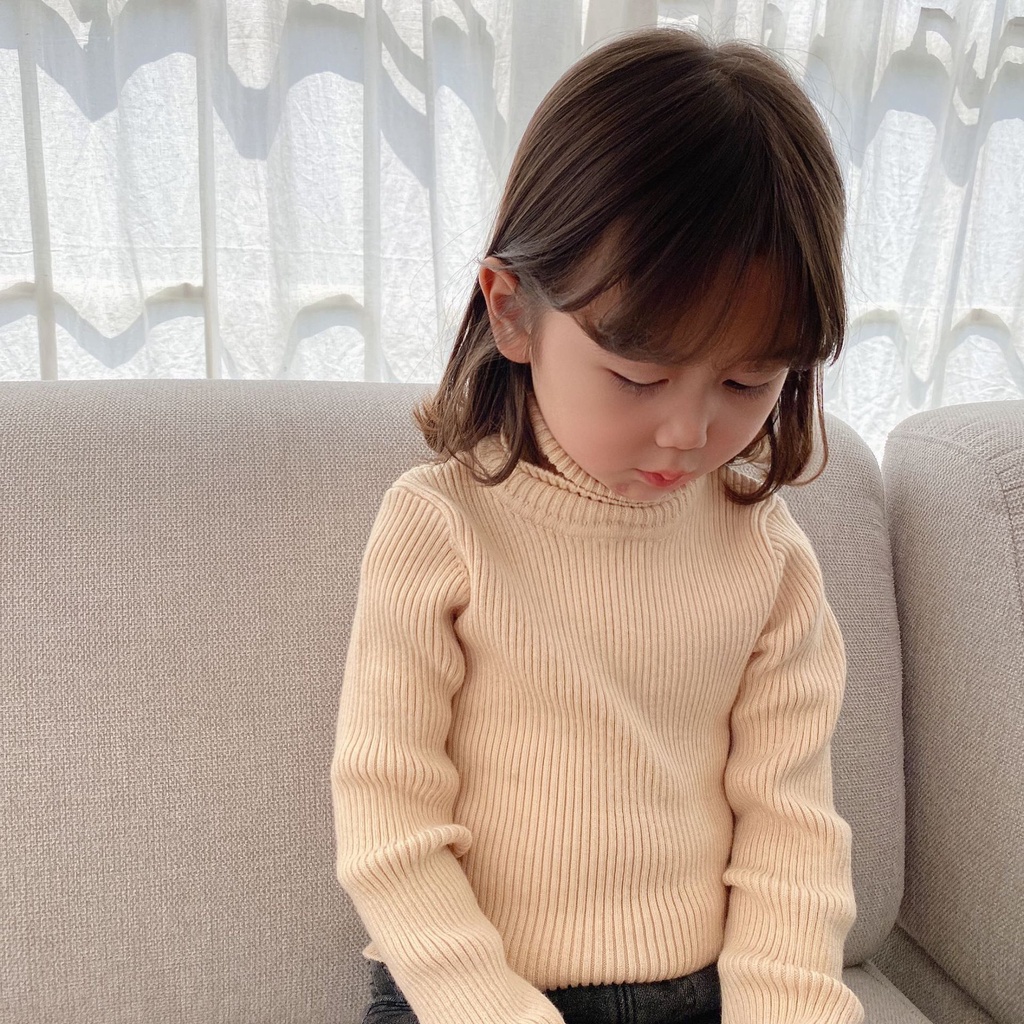 ÁO LEN CỔ CAO XUẤT HÀN CAO CẤP CHO BÉ AL6666