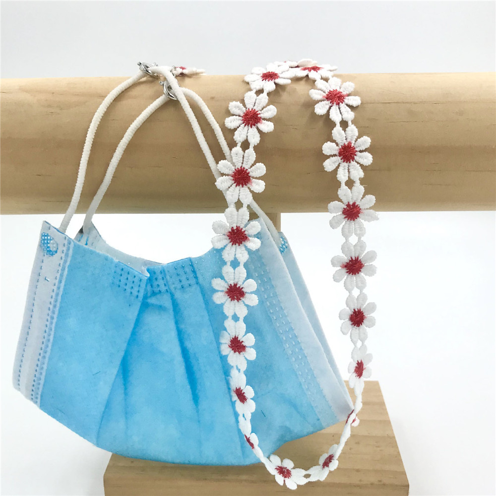 Dây Đeo Kính Chống Thất Lạc In Hình Hoa Cúc Dễ Thương Dành Cho Nữ