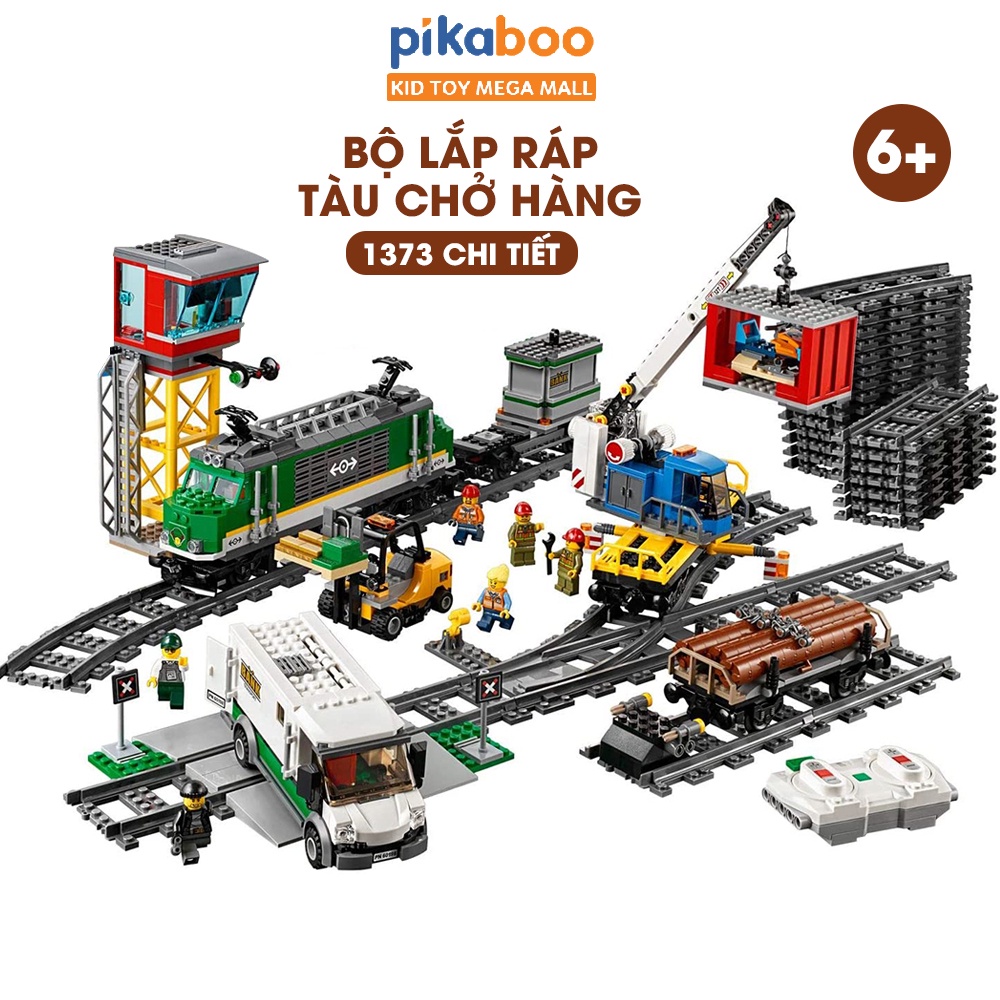 Đồ chơi lắp ráp Pikaboo cao cấp cỡ to tặng rubik 4x4 thiết kế từ nhựa ABS cao cấp an toan cho trẻ em