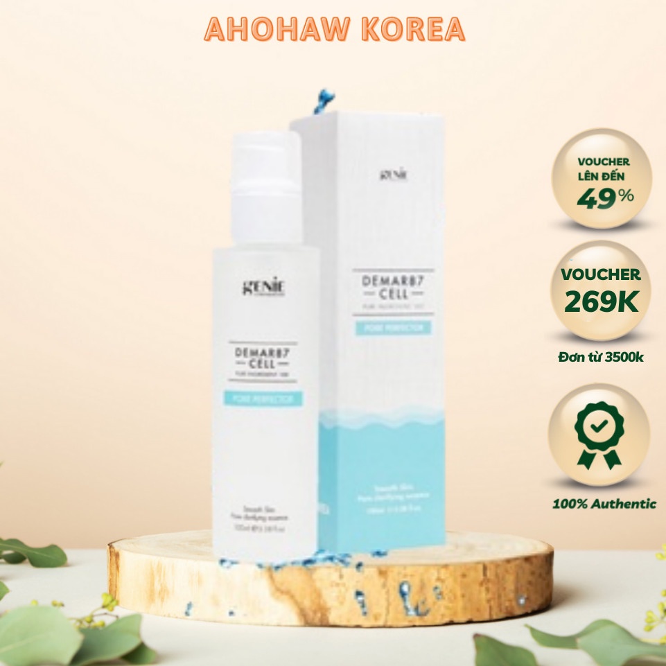 Nước thần Genie Derma87 Cell se khít lỗ chân lông