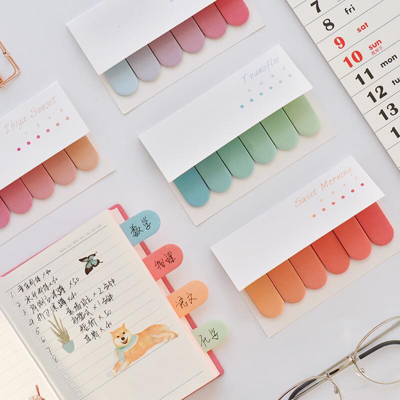 Set 120 Tờ Giấy Ghi Chú Họa Tiết Dễ Thương