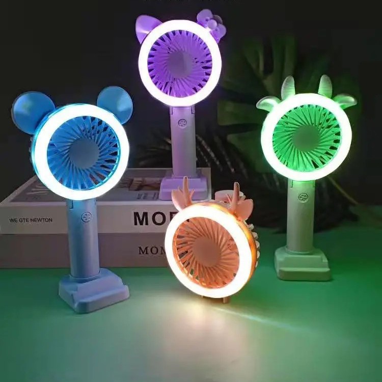 Quạt mini cầm tay iMebobo chính hãng, quạt cầm tay pin sạc 1200mAh có đèn LED | BigBuy360 - bigbuy360.vn