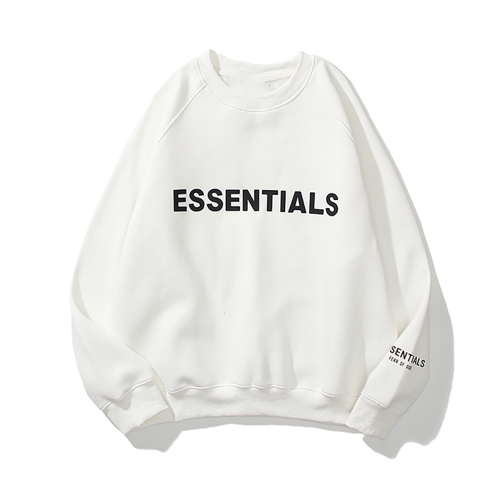 Áo Sweater Essentials nam nữ unisex cổ tròn không mũ chất liệu nỉ bông ấp áp | BigBuy360 - bigbuy360.vn