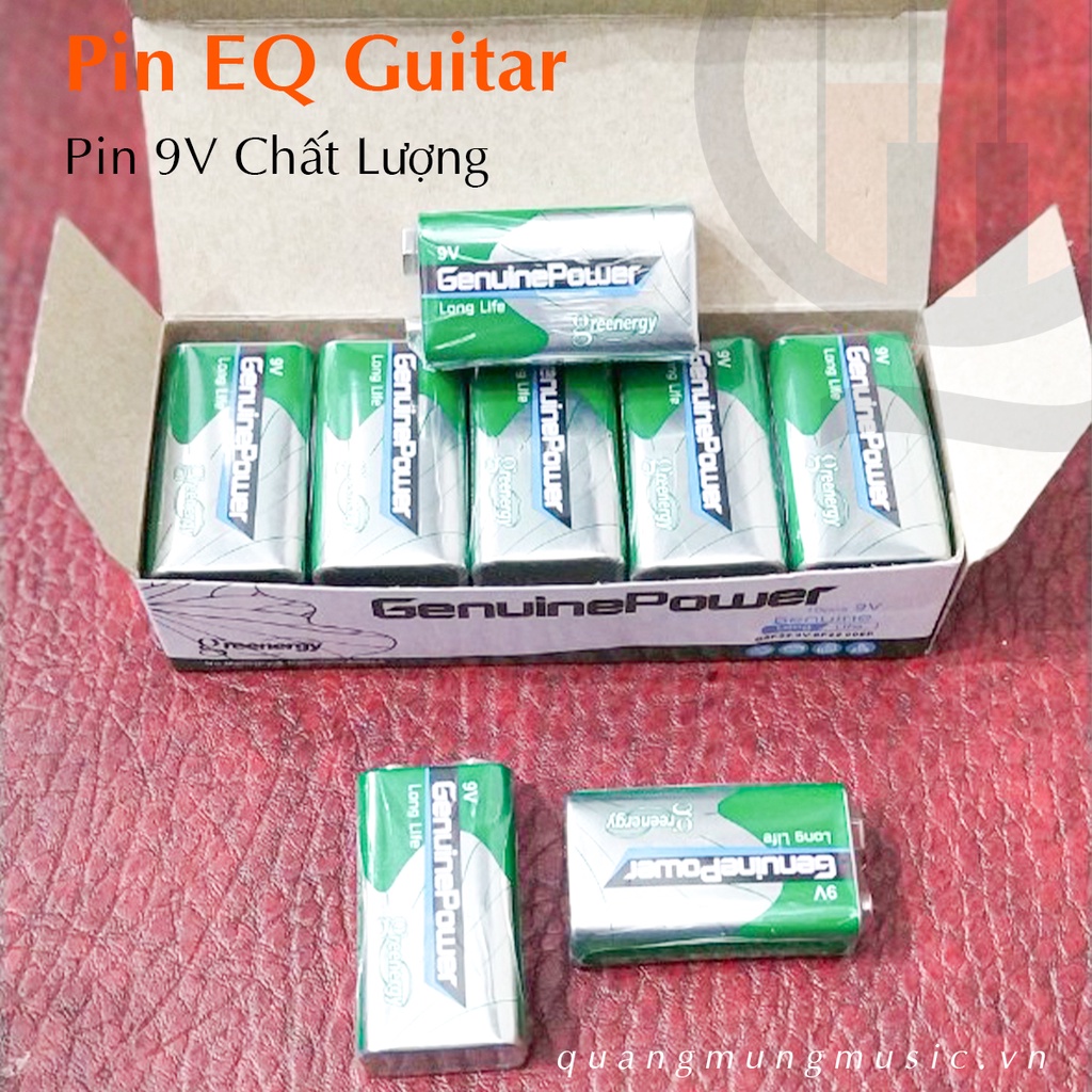 Pin EQ cho đàn Guitar [Pin 9v] Chất Lượng