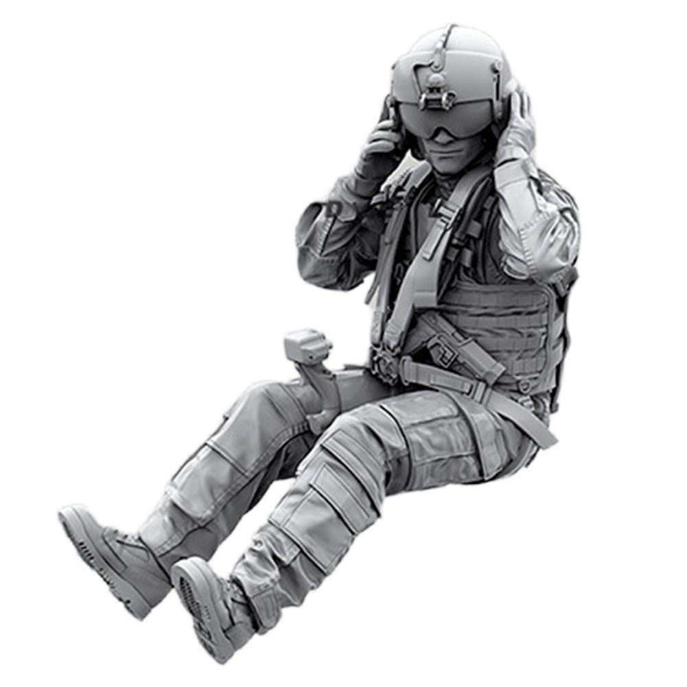 1 / 35 Hoa Kỳ. Mô Hình Người Lính Trực Thăng A-696 J2V3 Bằng Nhựa Resin