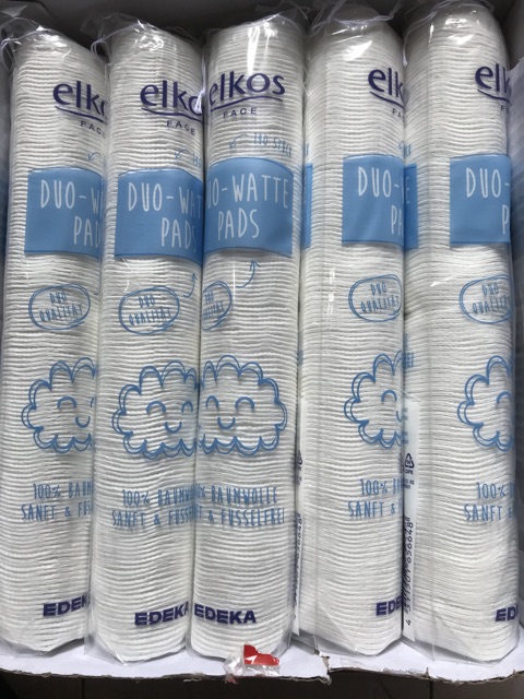 Bông tẩy trang - Bông nhập khẩu sịn loại 120 miếng loại may lớp vào nhau