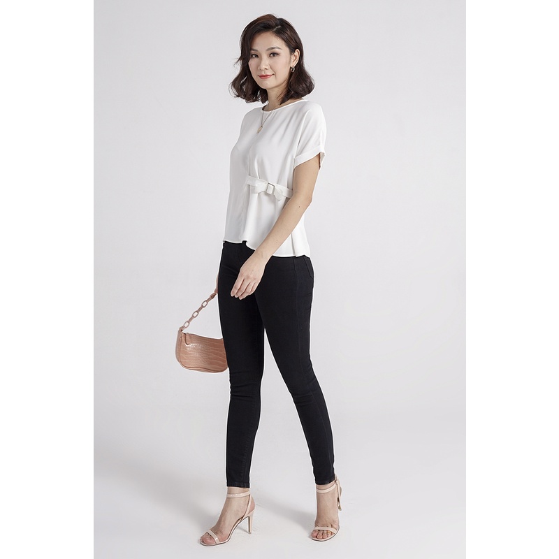 Áo kiểu nữ thắt nơ 1 bên eo , trang nhã, hiện đại Freelancer - FWBL21SS13C