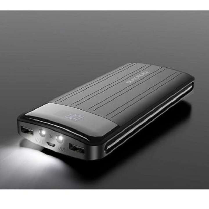 Pin Sạc Dự Phòng BOROFONE BT21A, BT-21A Sạc nhanh 5V-2A 20000mAh - Hiển thị pin LED