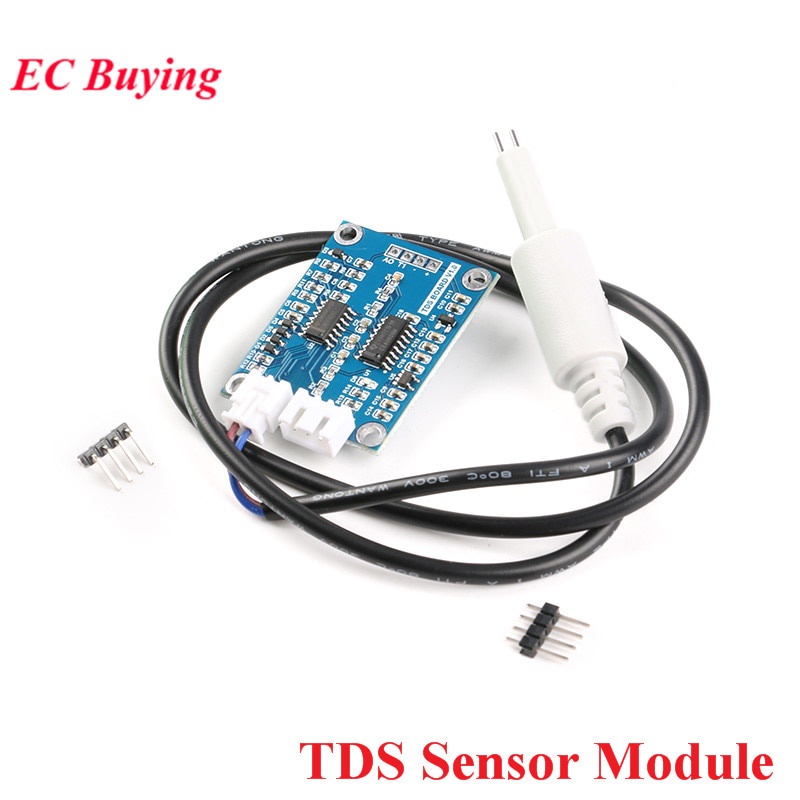 TDS Sensor Module Dissolved Solids Analog Signal Soluble Solid Water Quality Detection DS18B20 Temperature for Arduino 51/STM32