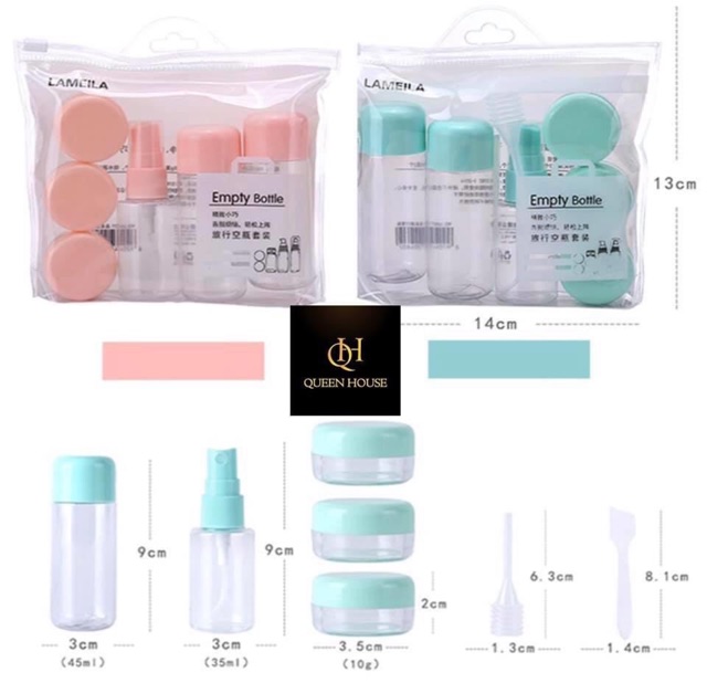 SET CHIẾT MỸ PHẨM DU LỊCH