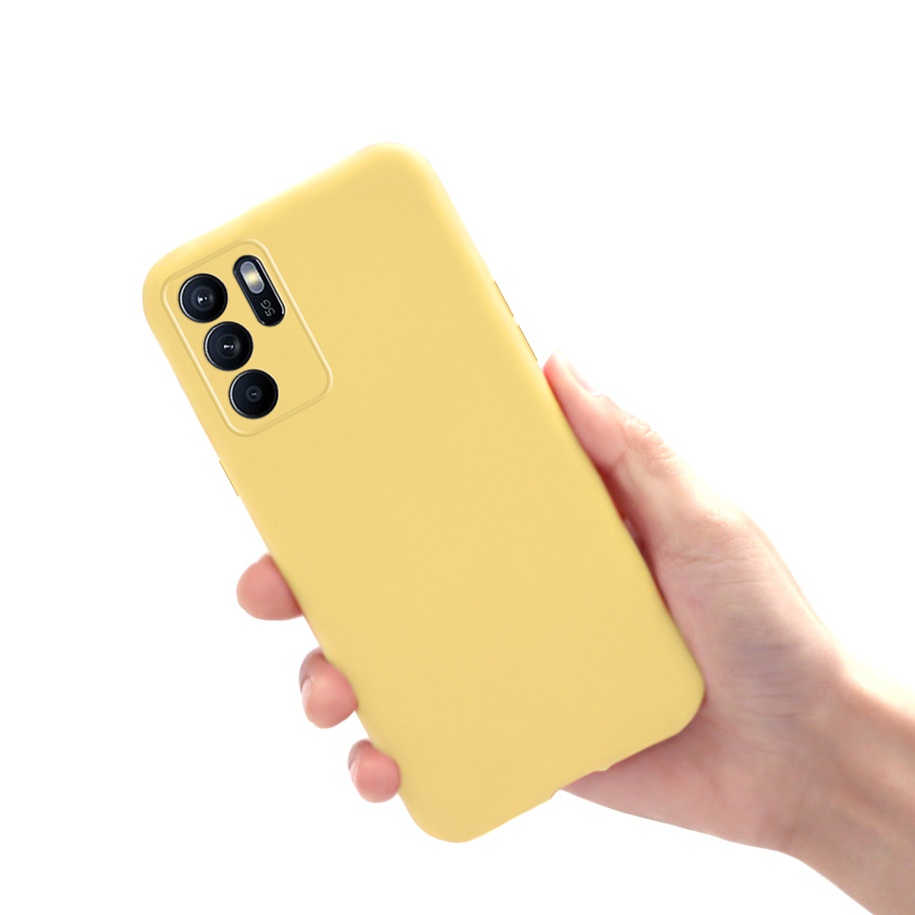 Ốp Lưng Màu Nhám Cho Điện Thoại OPPO Reno6 Z 5G CPH2237 Reno 6Z 5G 6.4 inch