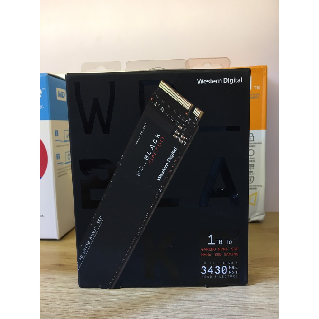 Ổ cứng SSD SN750 250GB / 500GB / 1TB WD Black M.2 PCIe NVMe 2280 Gen3 x4 - bảo hành 5 năm | BigBuy360 - bigbuy360.vn