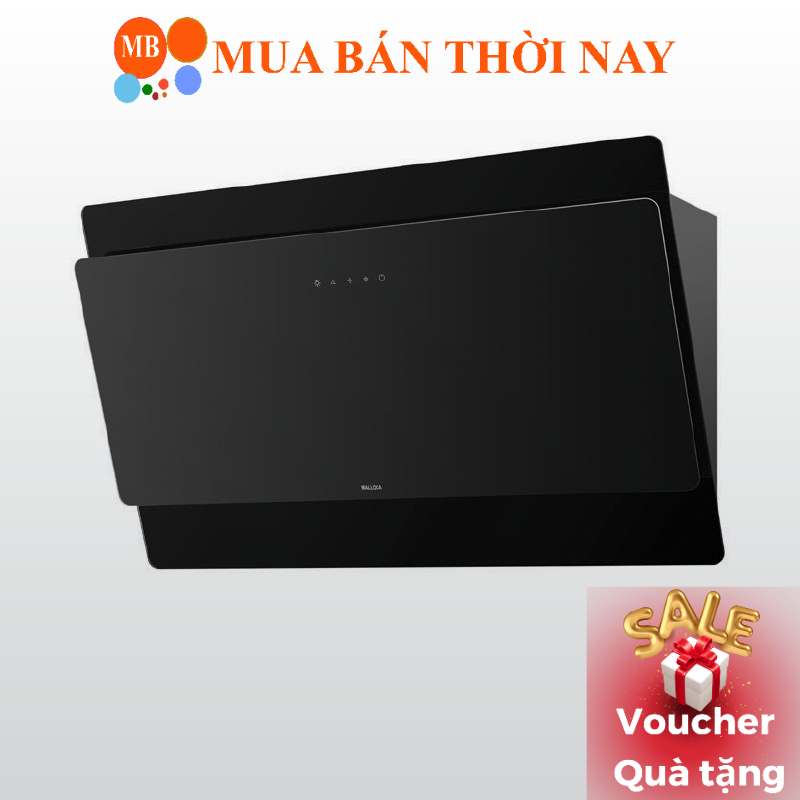 Máy hút mùi Malloca MC 7086HS - Áp tường, màu đen, công suất 1200 m³/h