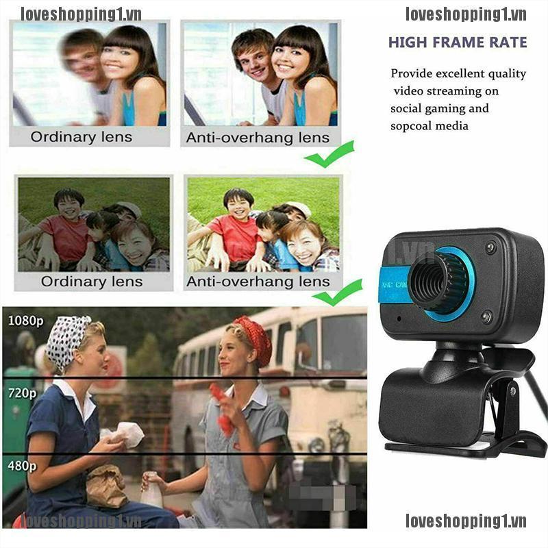 Webcam gắn máy tính bàn tích hợp micro chất lượng cao tiện dụng | BigBuy360 - bigbuy360.vn