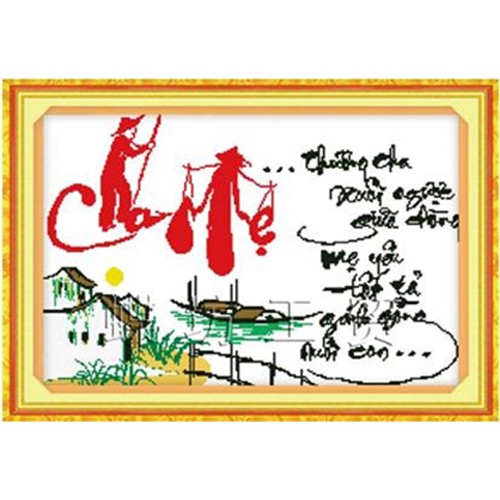 Tranh thêu cha mẹ 222539