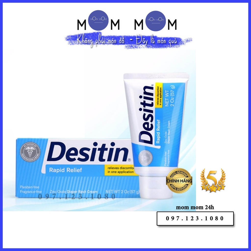 Kem Chống Hăm Da Em Bé Desitin 57g Của Mỹ - Mom Mom VN